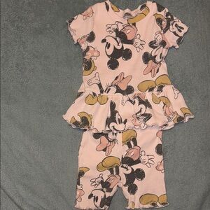 Mickey Mouse Pink Outfit Set